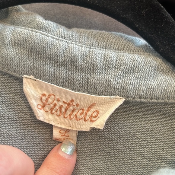 Teal shacket - Picture 3 of 4